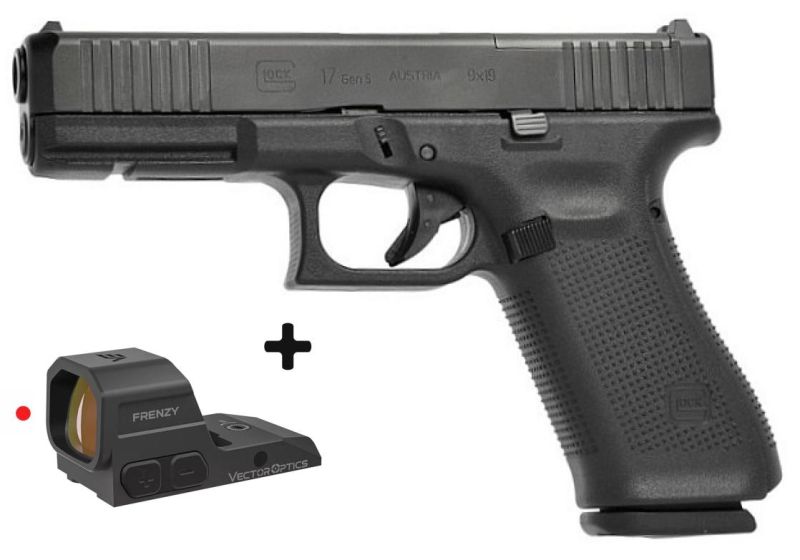 Pistolet GLOCK 17 Gen5 MOS FS "Pack VECTOR FRENZY" cal.9x19