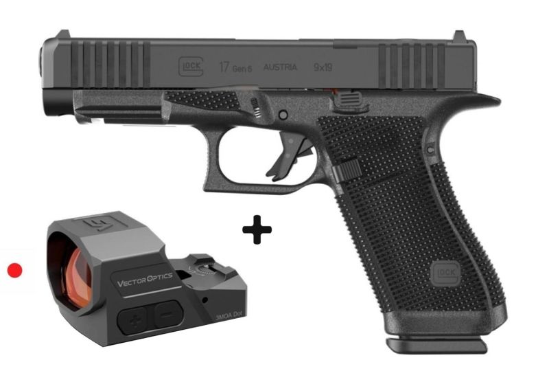 Pistolet GLOCK 17 Gen6 OR FS "Pack VECTOR FRENZY X" cal.9x19
