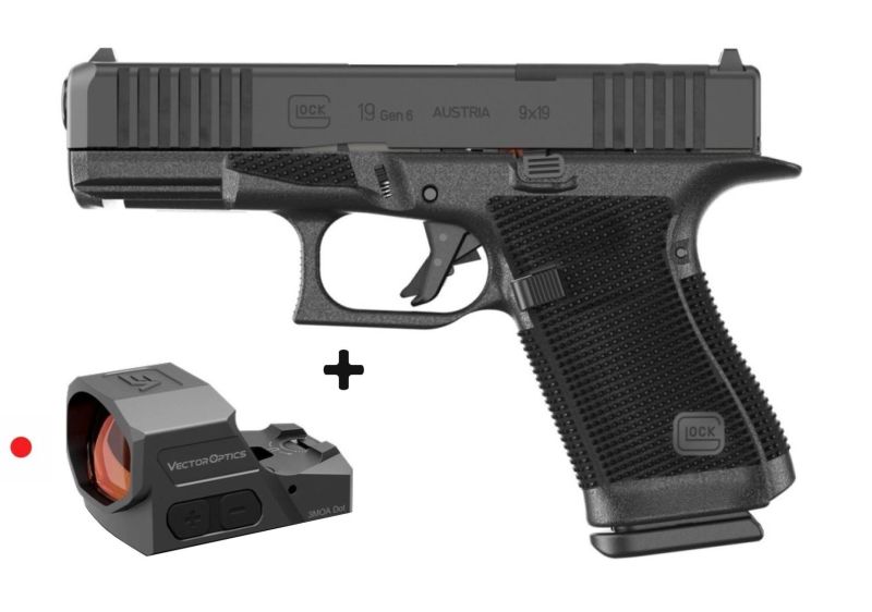 Pistolet GLOCK 19 Gen6 OR FS "Pack VECTOR FRENZY X" cal.9x19