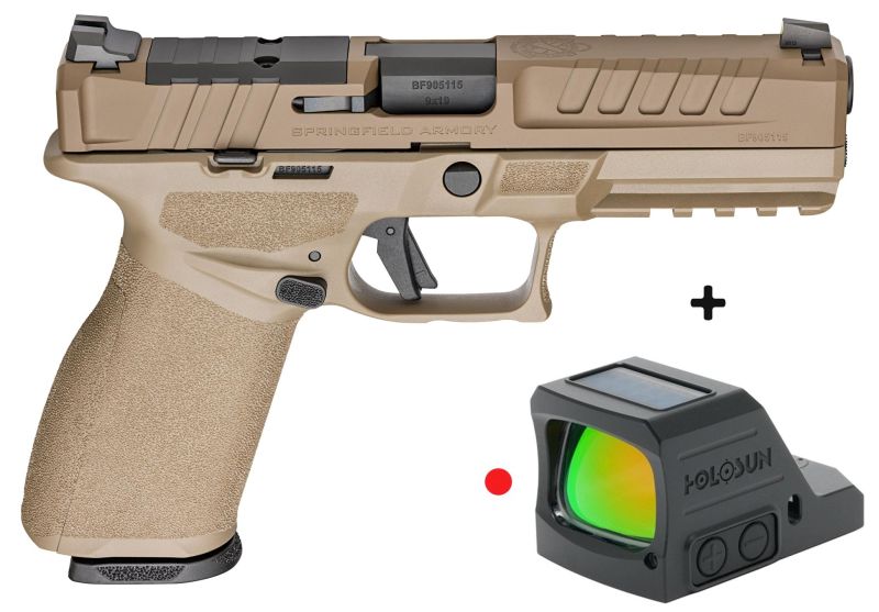 Pistolet SPRINGFIELD ECHELON Desert FDE "Pack HOLOSUN 407C X3" cal.9x19