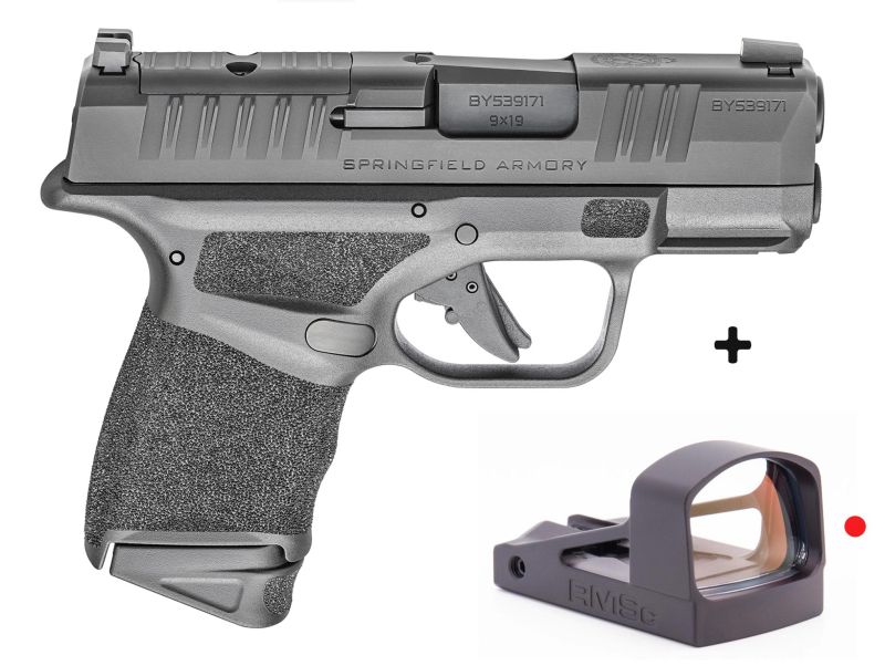 Pistolet SPRINGFIELD ARMORY HELLCAT OSP Black 3" "Pack SHIELD REFLEX Mini" cal.9x19