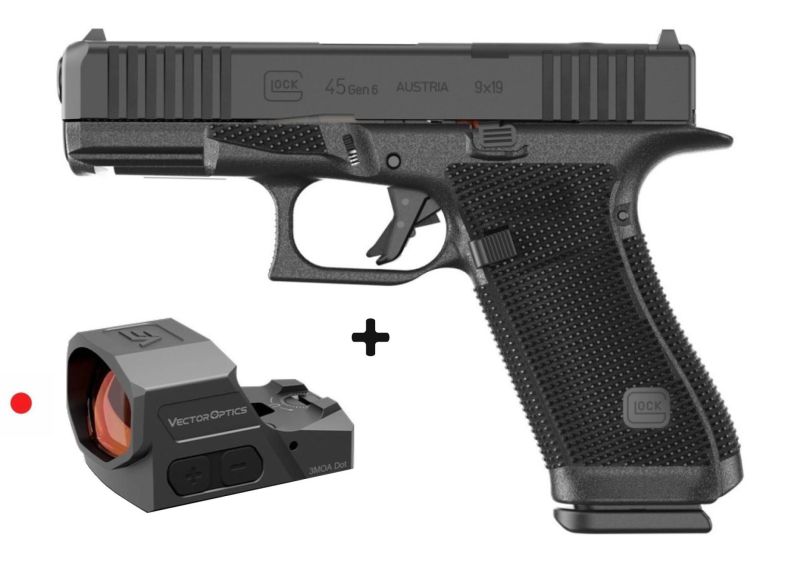 Pistolet GLOCK 45 Gen6 OR FS "Pack VECTOR FRENZY X" cal.9x19