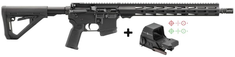RUGER AR15 HARRIER 16.1" SIGHTMARK Ultra Shot R-Spec Reflex Noir Multi-Réticule cal.223 Rem