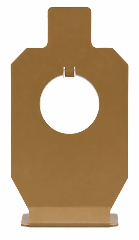 Cible de tir métal MTS Gong rond basculant cal.6mm BB's - 4,5mm BB's