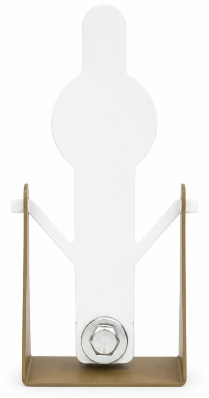 Cible de tir métal MTS Gong silhouette basculante cal.6mm BB's - 4,5mm BB's