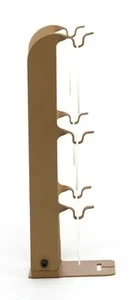 Cible de tir métal MTS Précision 6 gongs en V cal.6mm BB's - 4,5mm BB's