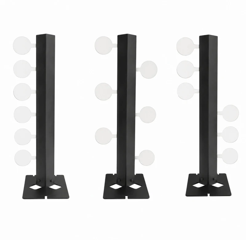 Cible de tir MTS Arbre de duel 6 Gongs cal.6mm BB's - 4,5mm BB's