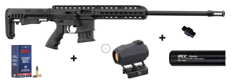 Carabine PALLAS BA-15 Tactical Black cal.22 Lr 