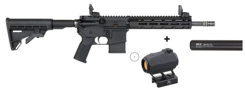 Carabine TIPPMANN Arms M4-22 ELITE-S 12.5" cal.22 Lr "Pack tir VECTOR OPTICS MAVERICK IV"
