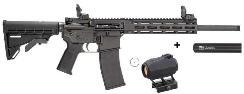 Carabine TIPPMANN Arms M4-22 LTE BLACK 16" cal.22 Lr "Pack tir VECTOR OPTICS MAVERICK IV"