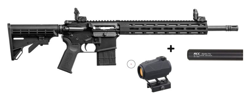 Carabine TIPPMANN Arms M4-22 DELTA ELITE-L 16" A2 cal.22 Lr "Pack tir VECTOR OPTICS MAVERICK IV"