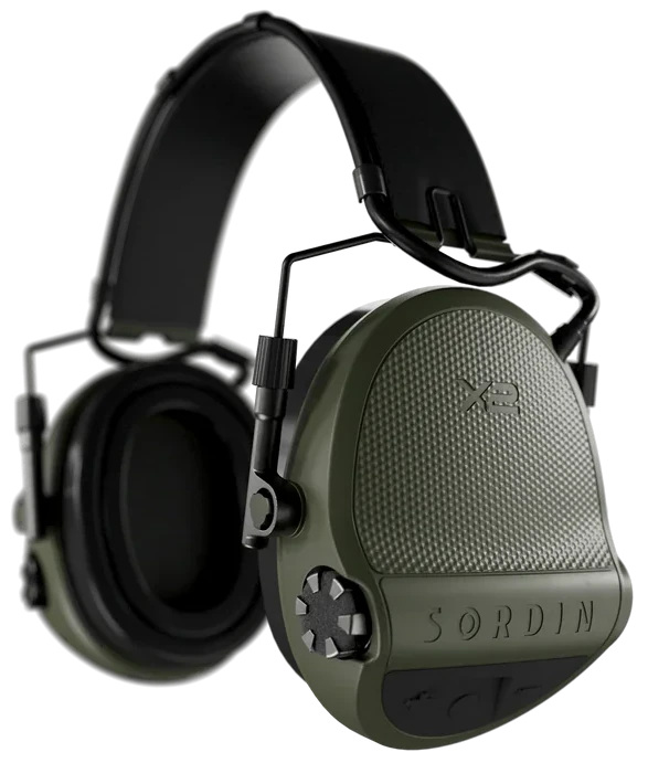 Casque électronique SORDIN Supreme X2 Vert Cuir Gel