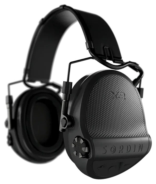 Casque électronique SORDIN Supreme X2 Noir Cuir Gel