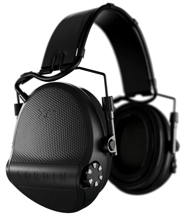 Casque électronique SORDIN Supreme X2 Noir Cuir Gel
