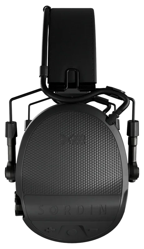 Casque électronique SORDIN Supreme X2 Noir Cuir Gel
