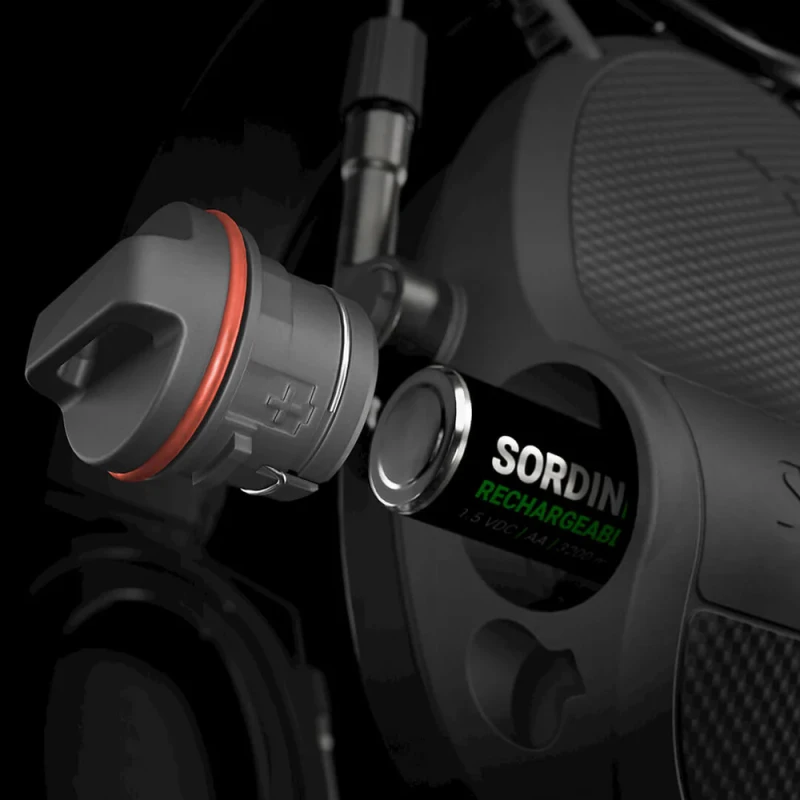 Casque électronique SORDIN Supreme X2 Noir Gel