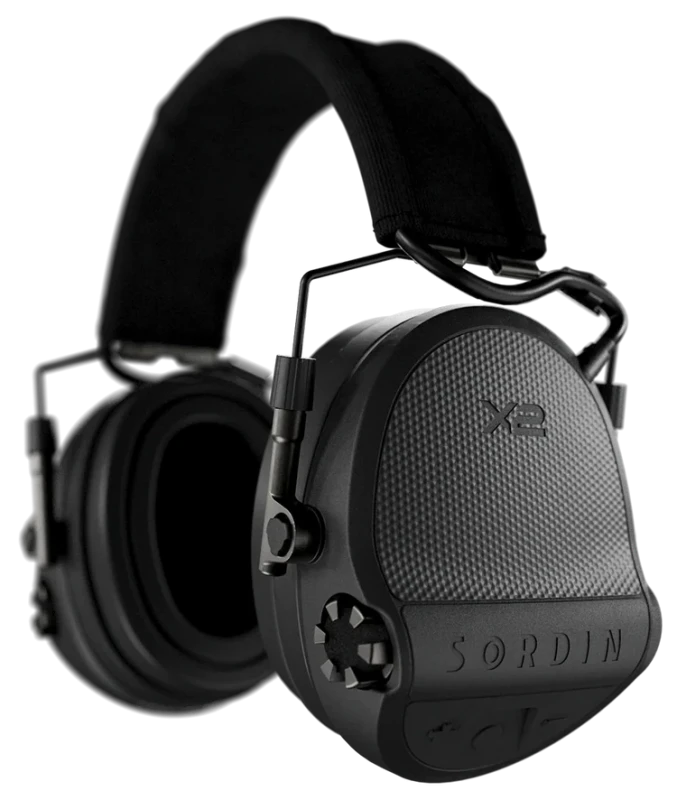 Casque électronique SORDIN Supreme X2 SFA Noir Gel "Spécial tireur"