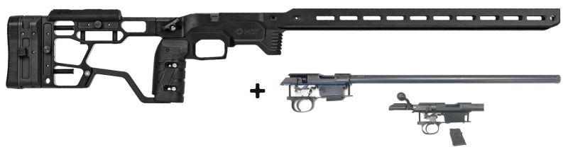 Carabine 22LR CZ 457 Varmint Chassis MDT ACC ELITE SYSTEM Noir