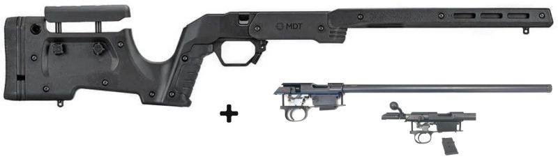 Carabine 22LR CZ 457 Varmint Chassis MDT XRS Noir