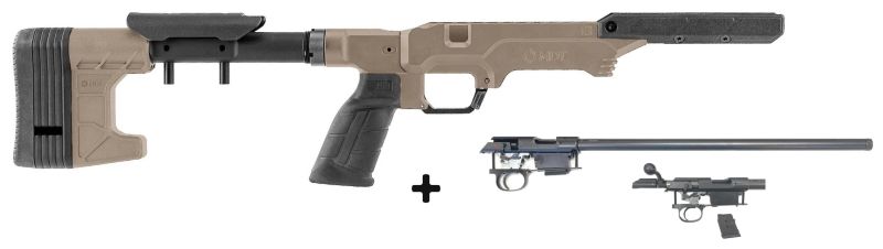 Carabine 22LR CZ 457 Varmint Chassis MDT WORKER LSS Gén.3 FDE