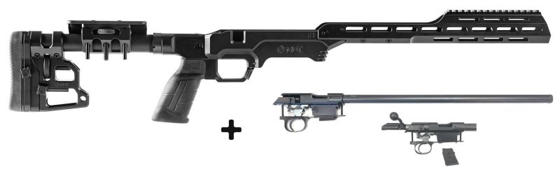 Carabine 22LR CZ 457 Varmint Chassis MDT THE TACTICAL LSS Gén.3 Noir