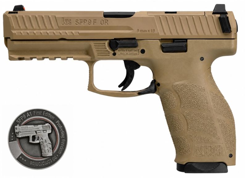 Pistolet HK SFP9F A1 OR TAN cal.9x19