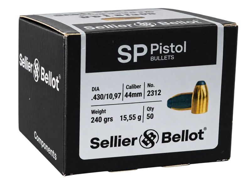Ogives 2312 SELLIER BELLOT cal.44 MAG SP 240gr /50