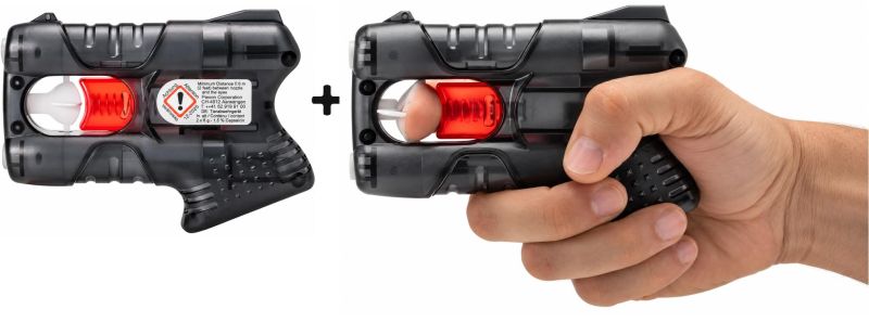 Pistolet Guardian Angel IV Noir avec clip fixation livré par 2