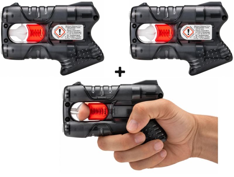 Pistolet Guardian Angel IV Noir avec clip fixation livré par 3
