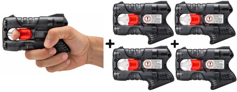 Pistolet Guardian Angel IV Noir avec clip fixation livré par 5