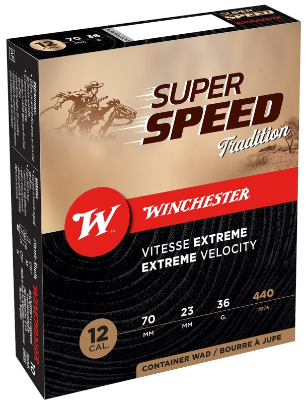 Cartouches WINCHESTER Super Speed cal.12/70 36g n°2 (boite de 10)