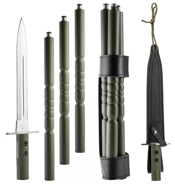 Epieu de chasse manche alu démontable (épaisseur lame 7mm)