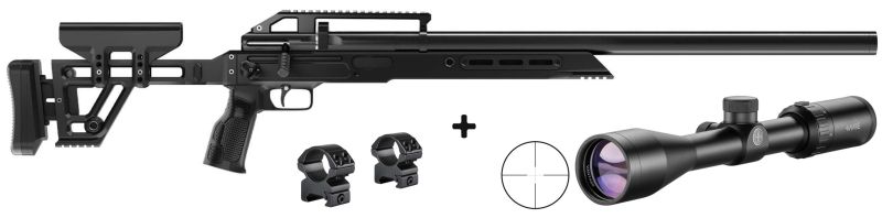 Carabine PCP STOEGER XM1 Pro cal.5,5mm (50 Joules) "Pack vantage 3-9x40 ret. 30/30 Duplex"