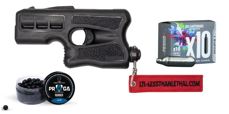 Pistolet 4 coups KIMAR LTL DELTA 1.50 cal.50 (11 joules) "Pack Défense"