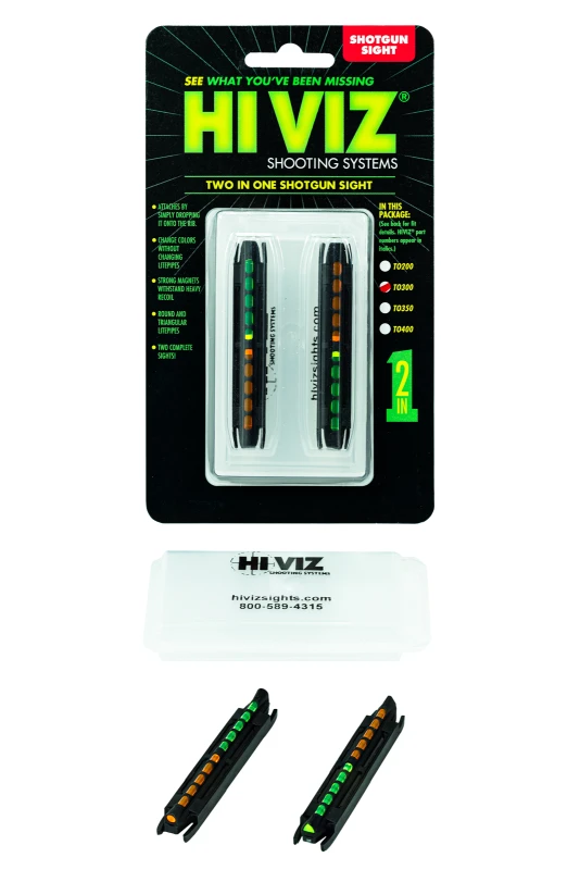 Guidon magnétique Fibre Optique HIVIZ TO300 Two-In-one pour Fusil