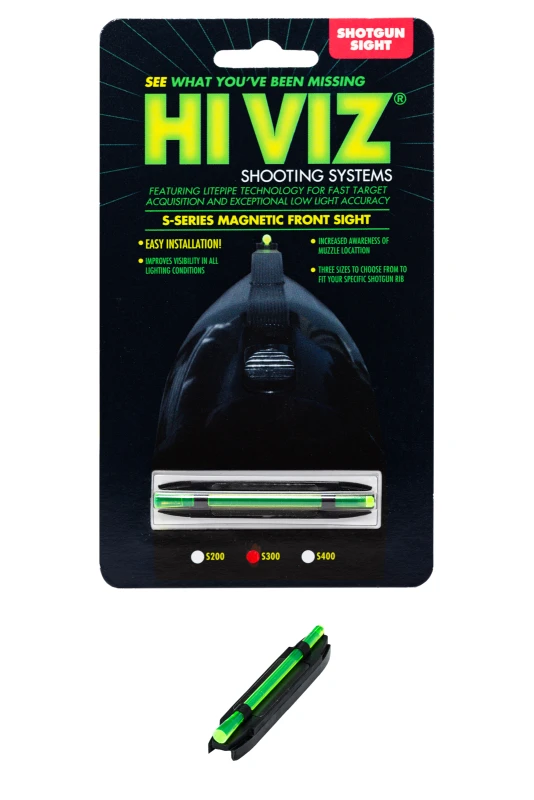 Guidon magnétique Fibre Optique Rouge HIVIZ S-Series pour Fusil bande 4,2 à 6,5mm