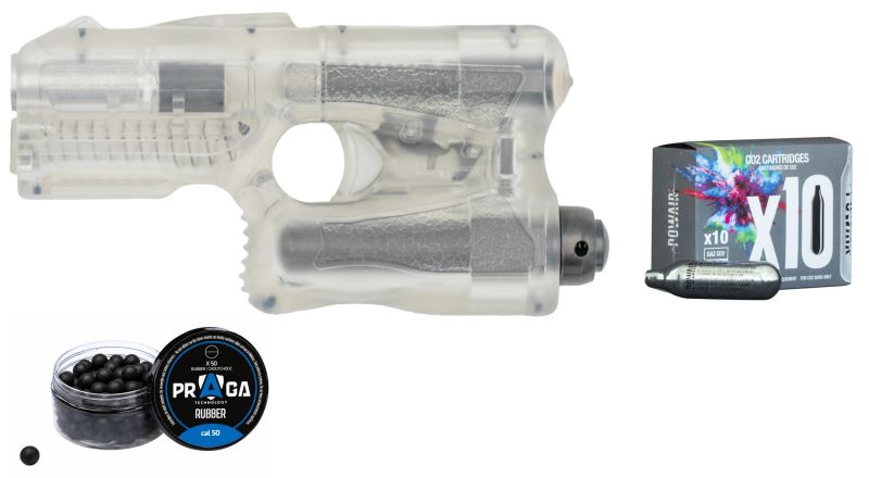 Pistolet de poche 4 coups LTL Delta 1.50 cal.50 (11 joules) "Pack Défense"