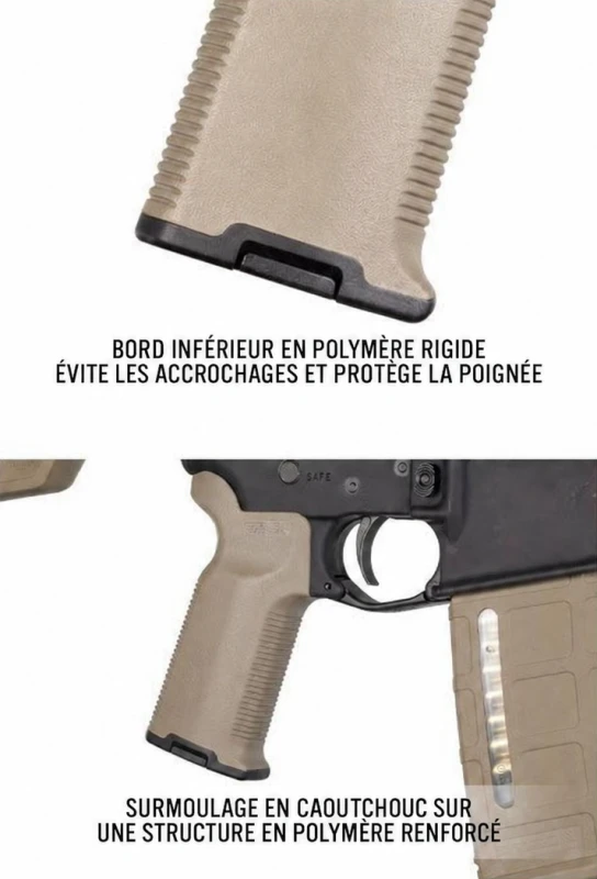 Poignée Verticale MAGPUL avec Grip MOE K2+