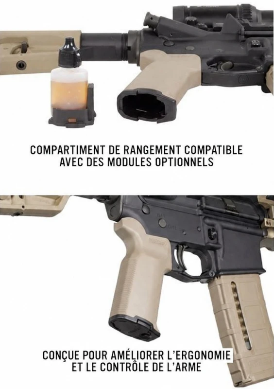 Poignée Verticale MAGPUL avec Grip MOE K2+