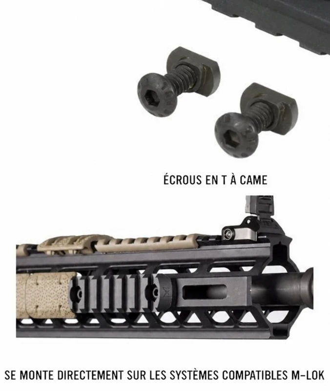 Rail MAGPUL M-Lok 7 slots Noir