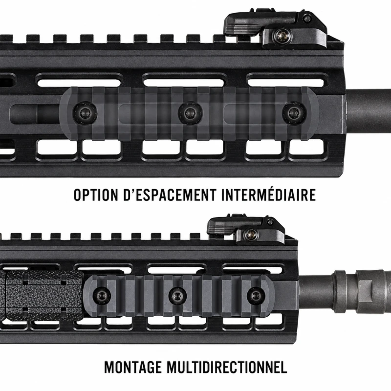 Rail MAGPUL M-Lok Aluminium 9 slots Noir