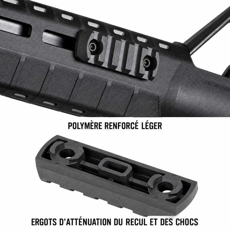 Rail MAGPUL M-Lok Polymère 5 slots Noir
