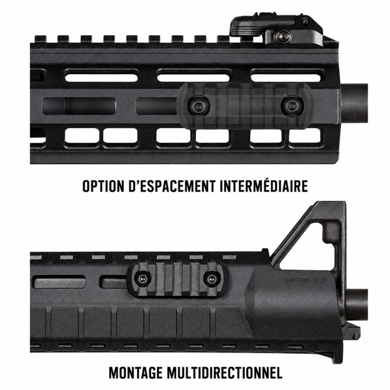 Rail MAGPUL M-Lok Polymère 5 slots Noir