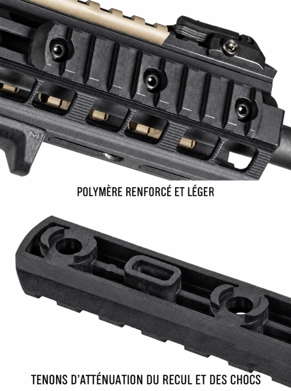 Rail MAGPUL M-Lok Polymère 9 slots Noir