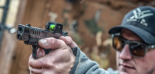 Point Rouge VORTEX DEFENDER-CCW Green Cercle Dot 3Moa