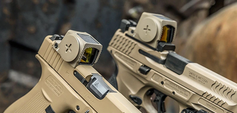 Point Rouge VORTEX DEFENDER-CCW TAN Fermé Red Cercle Dot 3Moa