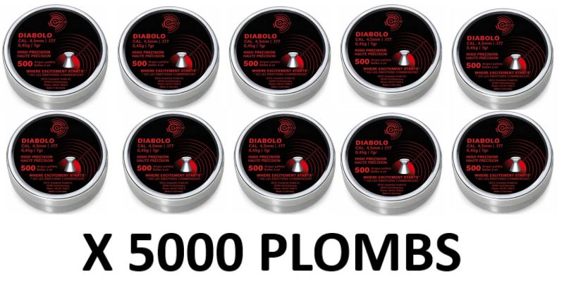 Plombs cal.4,5mm GECO Diabolo (0.45gr) /5000