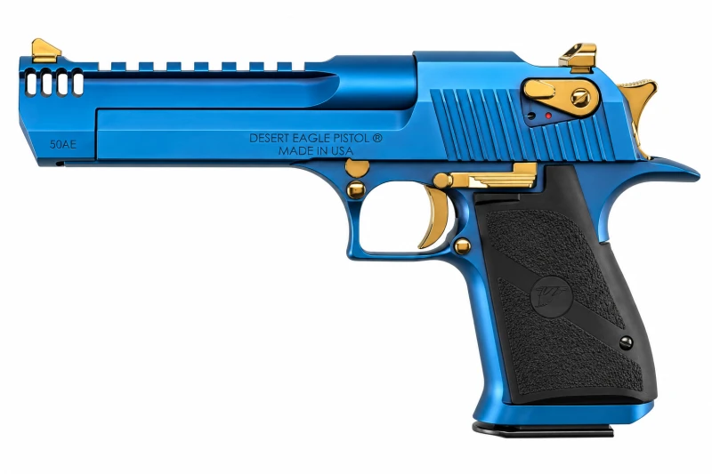 Pistolet DESERT EAGLE Carbo Blue/Gold MB 6" cal.50 AE