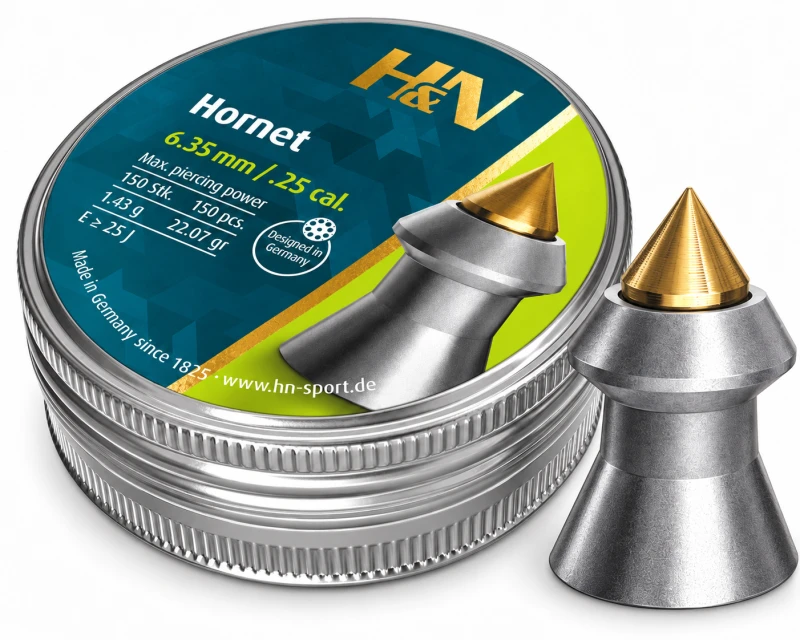 Plombs cal.6,35mm H&N Hornet (1,43 gr) /150