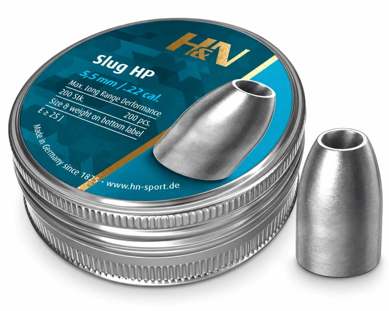 Plombs cal.5,5mm H&N Slug HP (1.36 gr) /200